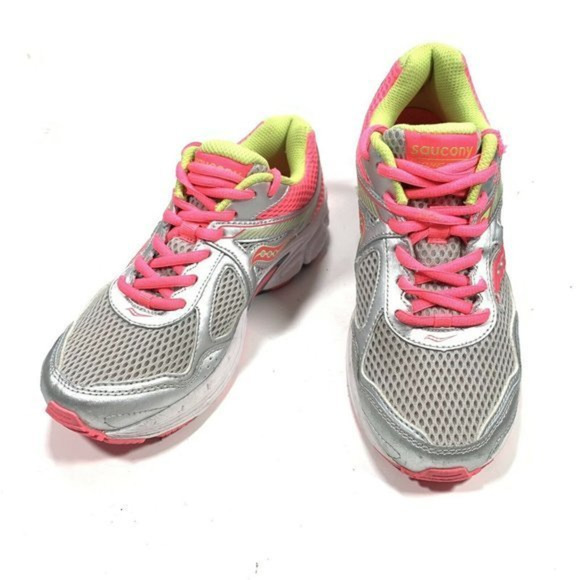 Saucony Cohesion 10 LTT Walking Running Shoes Girl’s Sz 5M  ~ SY57143‎ - Picture 1 of 8